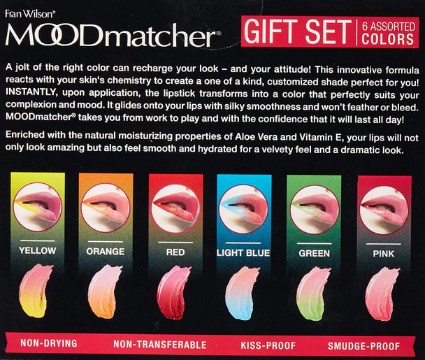 Fran Wilson MoodMatcher Lipstick, 6-Pack