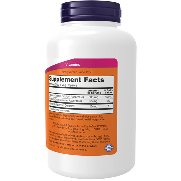 Now Foods C 500 Calcium AscorbateC 250 Capsules