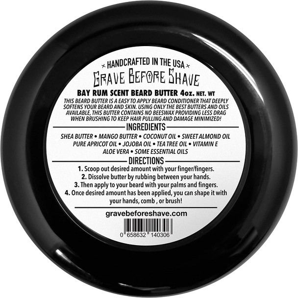 Grave Before Shave Bay Rum Beard Butter