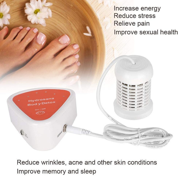 Ionic Detox Foot Bath Spa Machine, Portable Personal Foot Cleanse Health Care Machine For Home Beauty Salon Spa Health Care Relief Stress Health Care (Excluding Basin)(US)