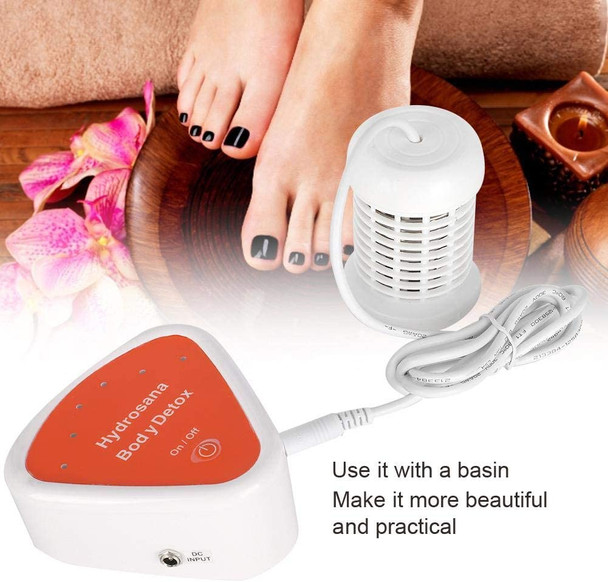 Ionic Detox Foot Bath Spa Machine, Portable Personal Foot Cleanse Health Care Machine For Home Beauty Salon Spa Health Care Relief Stress Health Care (Excluding Basin)(US)