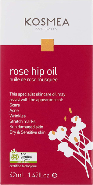 Kosmea Certified Organic Rose Hip Oil 42ml