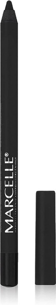Marcelle Velvet Gel Waterproof Eyeliner, Jet Black, Hypoallergenic and Fragrance-Free, 1.3 g