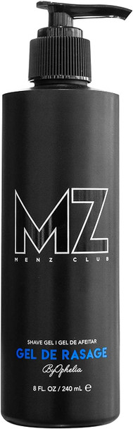 Menz Club Men's Shave Gel | Active Natural Ingredients Shaving Product for Fresh Moisturized Skin, 240 ml