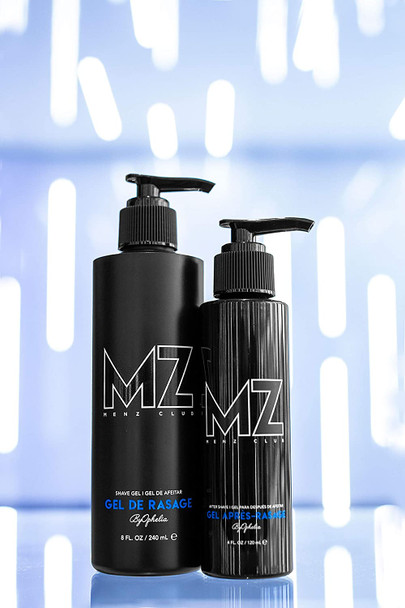 Menz Club Men's Shave Gel | Active Natural Ingredients Shaving Product for Fresh Moisturized Skin, 240 ml