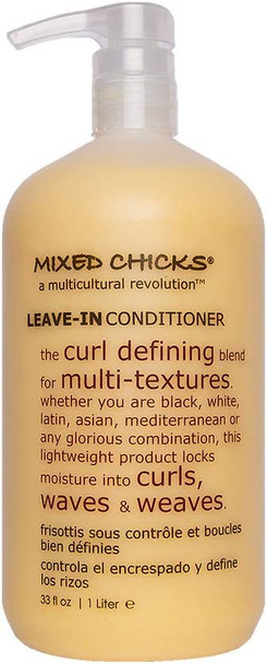 Mixed Chicks Leave-in Conditioner, 33-Ounce/1-Liter