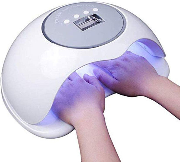 Nail Dryer 72W UV LED Nail Lamp [Big Size] [Quick-drying] with 4 Timers Professional Nail Art Tools Accessories