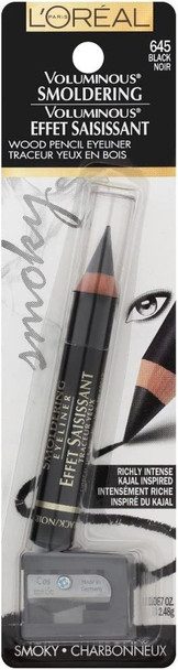 L'Oreal Paris Voluminous Smoldering Eyeliner, Black (Packaging May Vary)