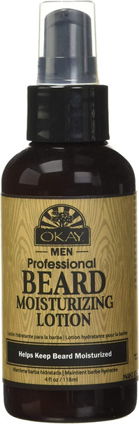 OKAY Pure Naturals for Men beard moisturizing Lotion, 4 Ounce, 4 ounces