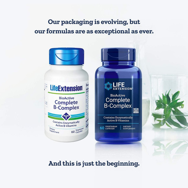 Life Extension - BioActive Complete B-Complex, 60 Vegetable Capsules