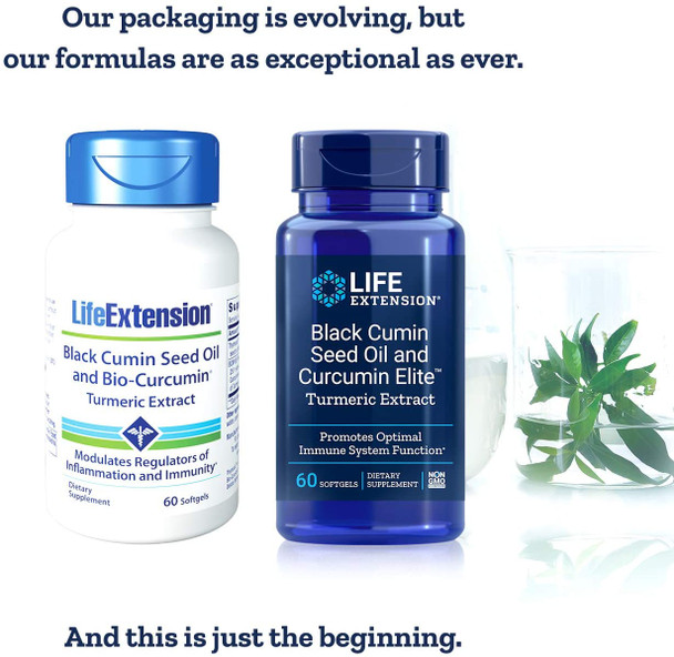 Life Extension - Black Cumin Seed Oil with Bio-Curcumin, 60 Softgels