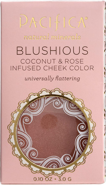 Pacifica Beauty Blushious Coconut & Rose Infused Cheek Color, Wild Rose, 0.05 Ounce