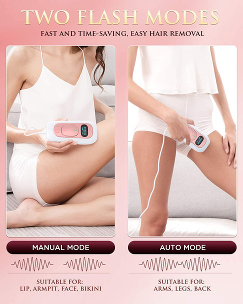 Permanent Hair Removal for Women Men,Upgraded 999,900 Flashes Painless Hair Remover Device for Facial Bikini Body At-Home Use