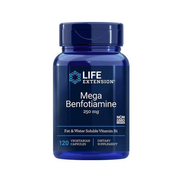 Life Extension - Mega Benfotiamine, 250 mg, 120 Vegetarian Capsules