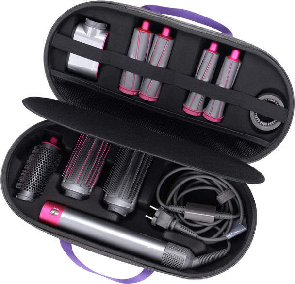 RLSOCO Hard Case for Dyson Airwrap Complete Styler and Accessories -purple ( Not for Supersonic Dryer, Just for Airwrap Styler)