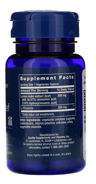 Life Extension - Enhanced Stress Relief, 30 Vegetarian Capsules