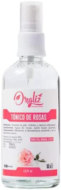 Roses Face Toner / Tonico Facial de Rosas - ORGLIZ