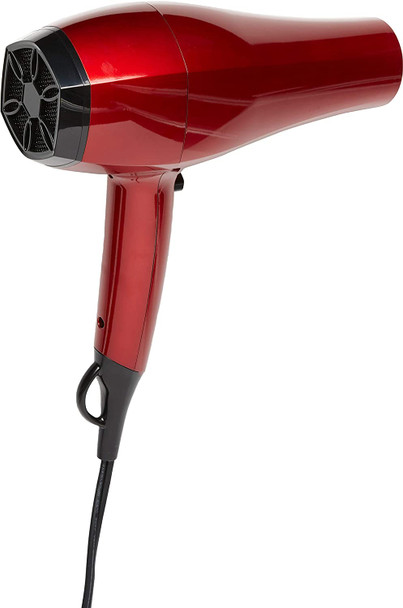 RX7 Hair dryer metallic red wine 1875W With 2 Nozzles, 1 Count