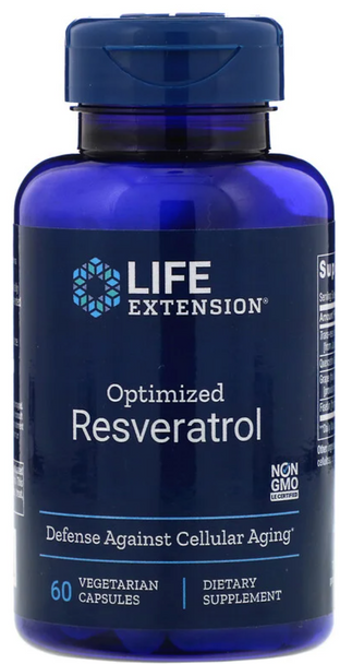 Life Extension Optimized Resveratrol, 60 vegetarian capsules