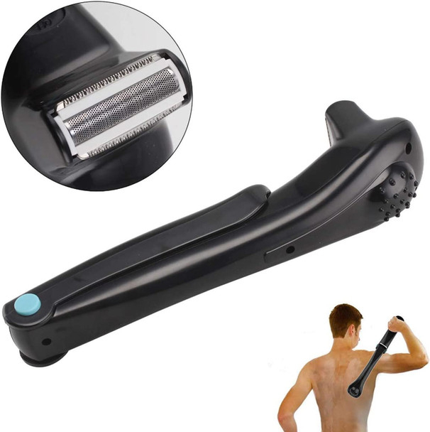 SH-RuiDu Mens Electric Do-it-Yourself Long Handle Back Hair Shaver for Men Shaving Groomer Trimmer