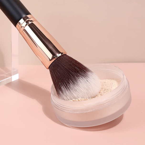 SIXPLUS 11Pcs Royal Golden Makeup Brushes Professional Makeup Brush Set with Bag