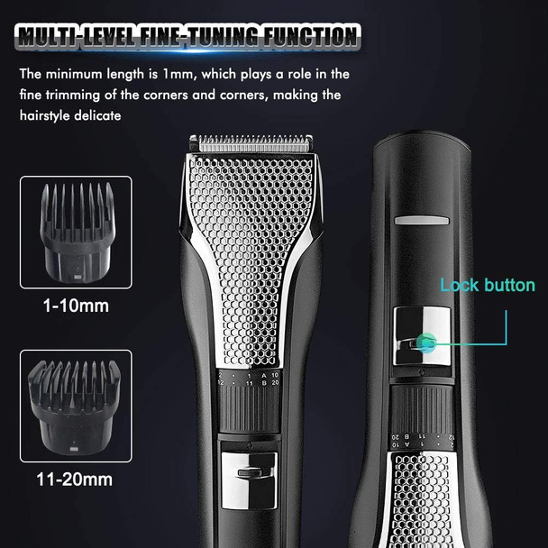 Suntai Adjustable Beard Trimmer for Men,All-in-one Beard Trimmer for Men,20 Built-in Precise Lengths,USB Charging