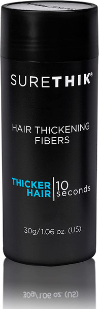 SURETHIK Hair Thickening Fibers for Thicker Looking Hair, Dark Brown, 30g