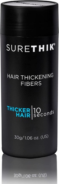 SURETHIK Hair Thickening Fibers for Thicker Looking Hair, Dark Brown, 30g SURETHIK Hair Thickening Fibers for Thicker Looking Hair, Dark Brown, 30g