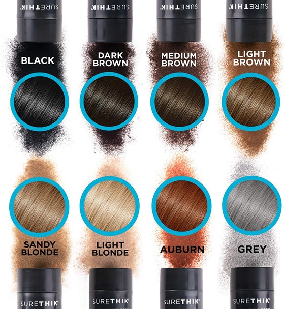 SURETHIK Hair Thickening Fibers for Thicker Looking Hair, Dark Brown, 30g SURETHIK Hair Thickening Fibers for Thicker Looking Hair, Dark Brown, 30g