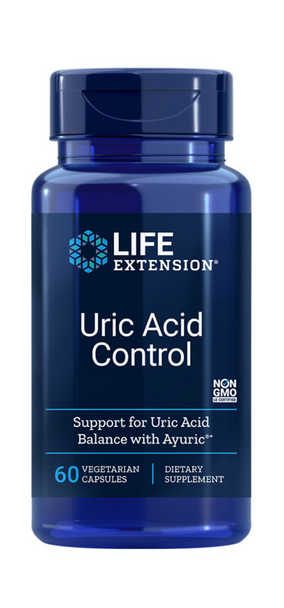 Life Extension, Uric Acid Control, 60 Vegetarian Capsules