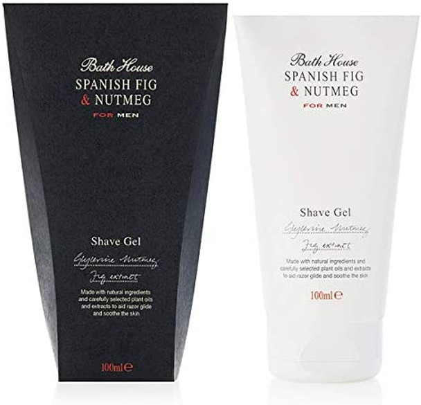 The Bath House Spanish Fig & Nutmeg Shaving Gel for Men, 3.4 fl. Oz. The Bath House Spanish Fig & Nutmeg Shaving Gel for Men, 3.4 fl. Oz.
