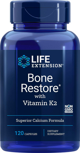 Life Extension Bone Restore with Vitamin K2, 120 caps Life Extension Bone Restore with Vitamin K2, 120 caps
