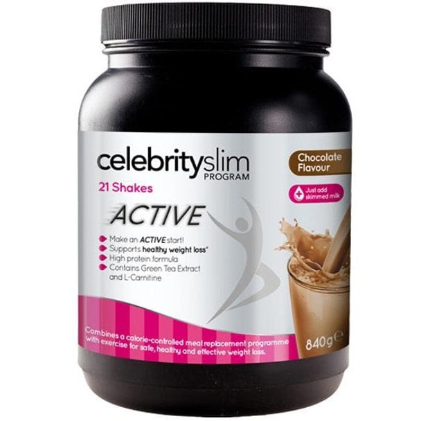 Celebrity Slim active chocolate shake