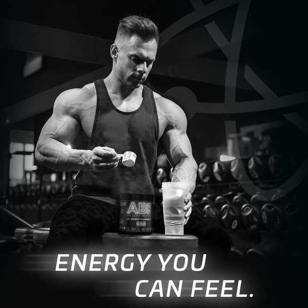 Applied Nutrition ABE - All Black Everything Pre Workout Energy, Increase Physical Performance with Citrulline, Creatine, Beta Alanine, Caffeine Vitamin B Complex, 315g, 30 Servings (Mystery Flavour)