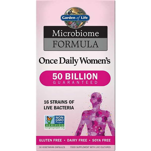 Garden of Life Microbiome Formula Once Daily Women’s, 30 Capsules