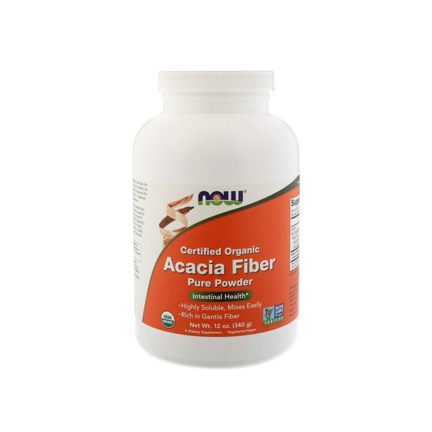 Now Foods Acacia Fiber Organic Powder, 340g