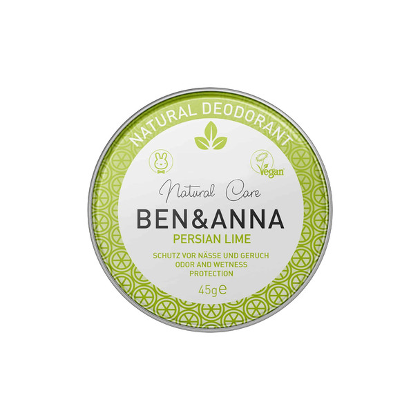 Ben & Anna Natural Persian Lime Cream Deodorant Tin 1.59 oz