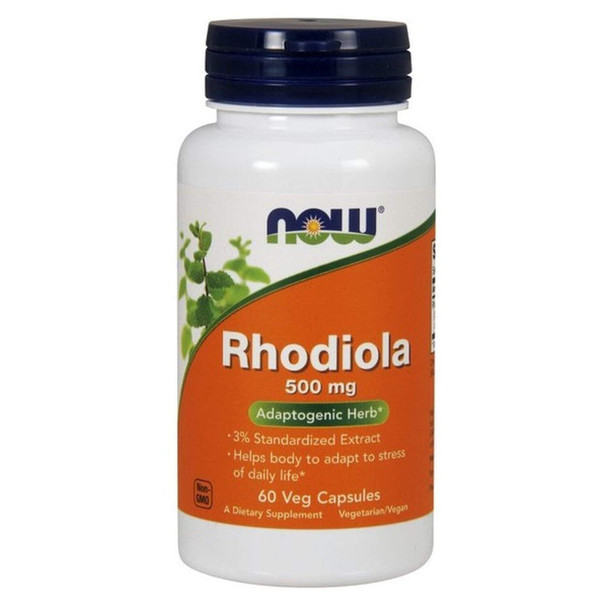 Now Foods Rhodiola Capsules, 500 mg, 60-Count