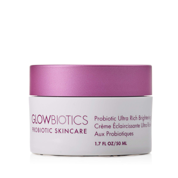 GLOWBIOTCS MD, Probiotic Ultra Rich Brightening Cream Deeply Moisturizing and Regenerative For Normal Sensitive and Dry to Excessive Dry Skin Types 1.7, 2 Fl Oz