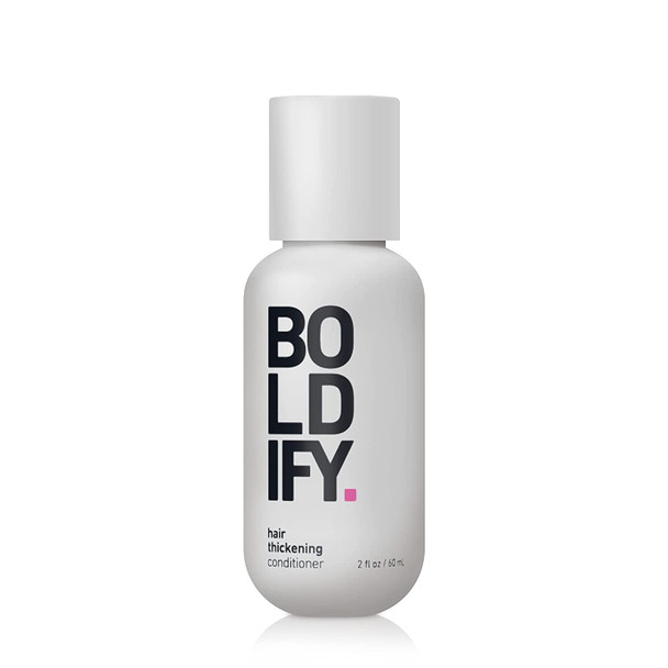 BOLDIFY Hair Thickening Conditioner - Natural Volumizing for Fine Hair, No Sulfates, Biotin Conditioner For Strand Retention, Anti-Hair Loss Conditioner Instantly Stimulates Thicker & Fuller Hair-2oz