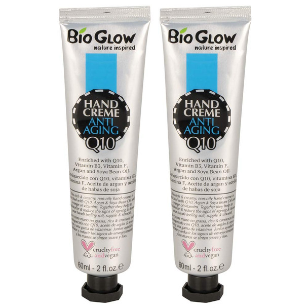 Bio Glow Hand Anti Aging Creme 60ml Range - Pack of 2