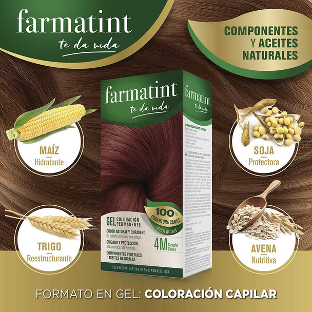 Farmatint 4M Castaño Caoba 130 ML