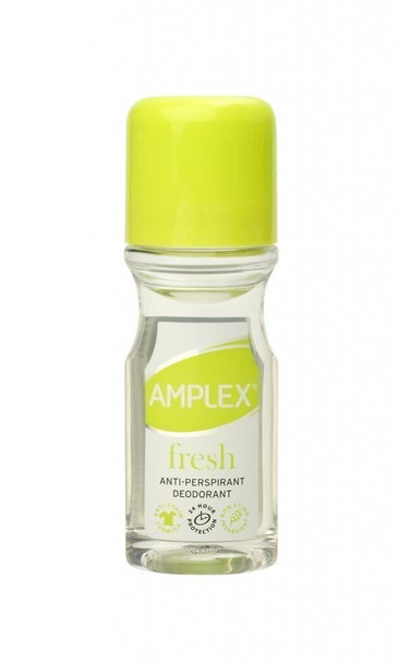 SIX PACKS of Amplex Fresh Anti-Perspirant Deodorant Roll On 50ml