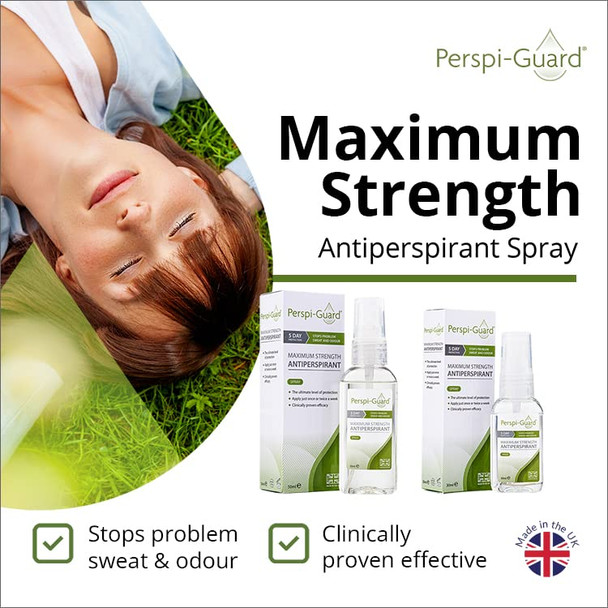 Perspi-Guard max strength anti-perspirant spray 50ml