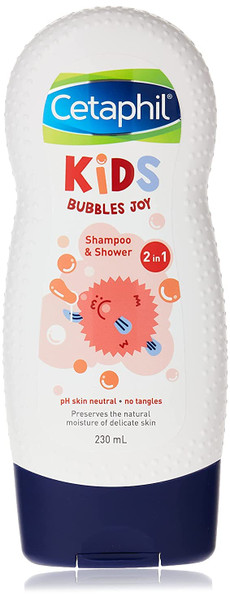 Cetaphil Kids, Shampoo & Shower Gel 230 Ml (Bubbles Joy)