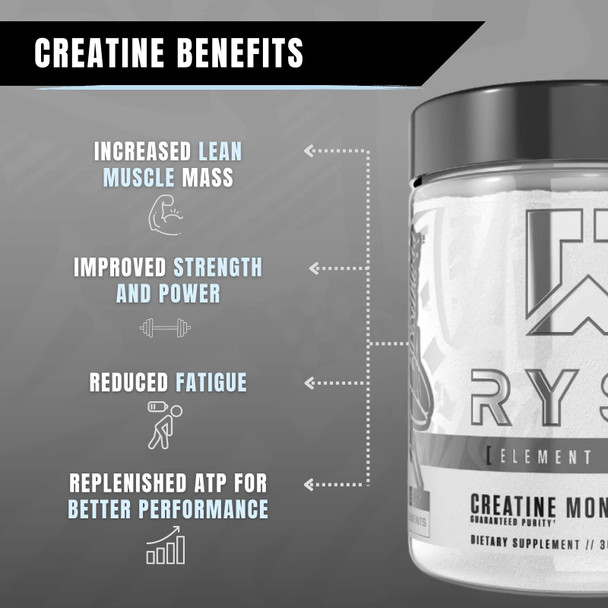 Ryse Element Series Creatine Monohydrate 300 Gram (60 Servings)