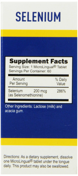 Superior Source Selenium Nutritional Supplements, 200 mcg, 60 Count