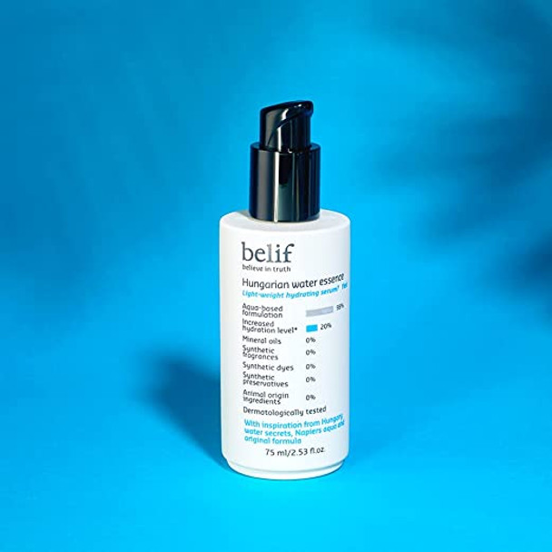 Belif Hungarian Water Essence | Hydrating Serum for Combination to Oily Skin | Essence, Hydration, Clean Beauty