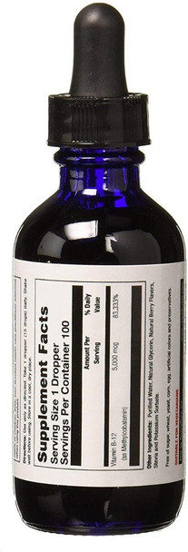 Natures Life B-12 Drops, Methlycobalamin Wildberry 2oz 5000mcg