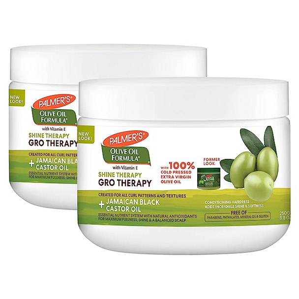 Palmer's Olive Oil Formula Gro Therapy for Healthy Hair and Scalp, 8.8 Ounces (Pack of 2)